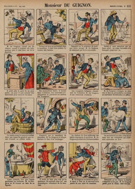 Monsieur de Guignon (farvet gravering) af French School