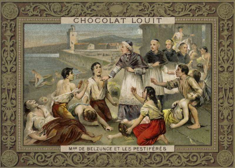 Monsignor de Belsunce, biskop af Marseille og pestofre, 1720 af French School