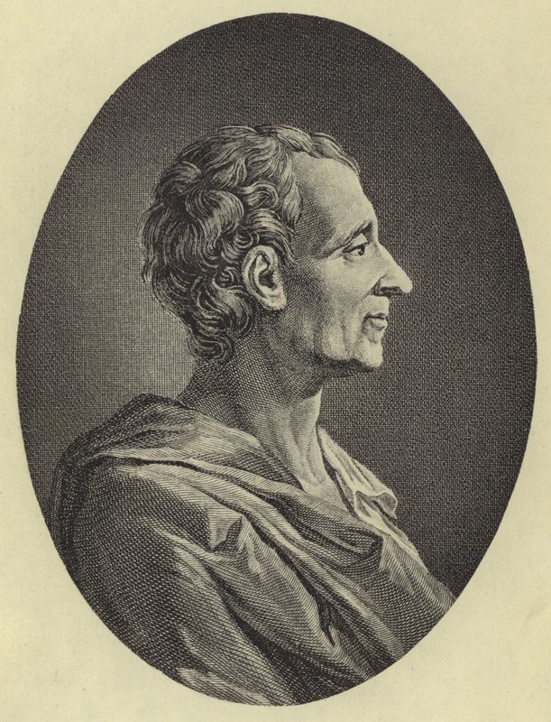 Montesquieu (fotogravure) af French School