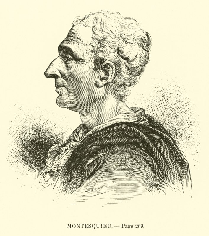 Montesquieu af French School