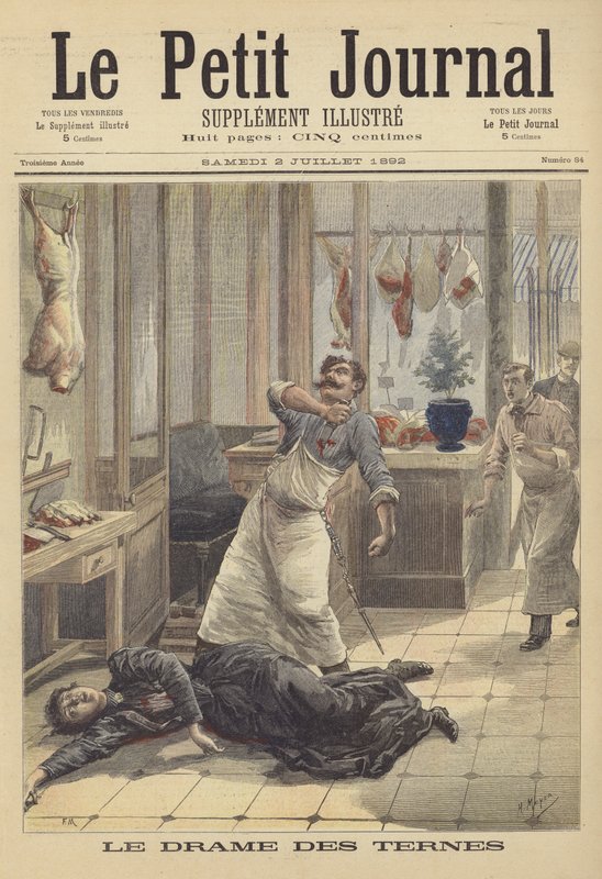 Mord på Avenue des Ternes, Paris af French School