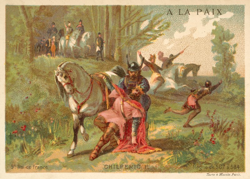 Murder of Chilperic I, Frankish king of Neustria, 584dani af French School