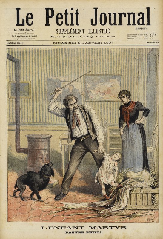 Mord på et lille barn, Frankrig, 1897 af French School