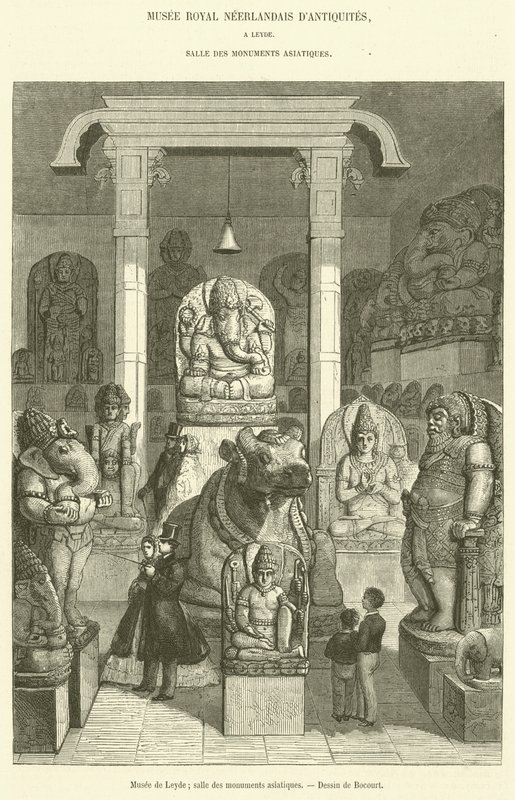 Leiden Museum, Hall of Asian Monuments (gravering) af French School