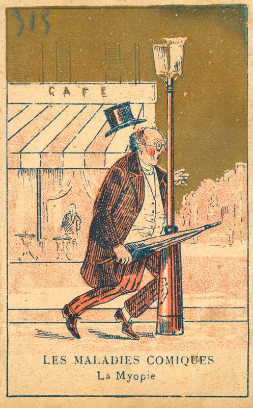Myopi (chromolitho) af French School