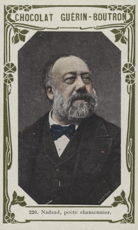 Nadaud, poete chansonnier (farvet foto) af French School