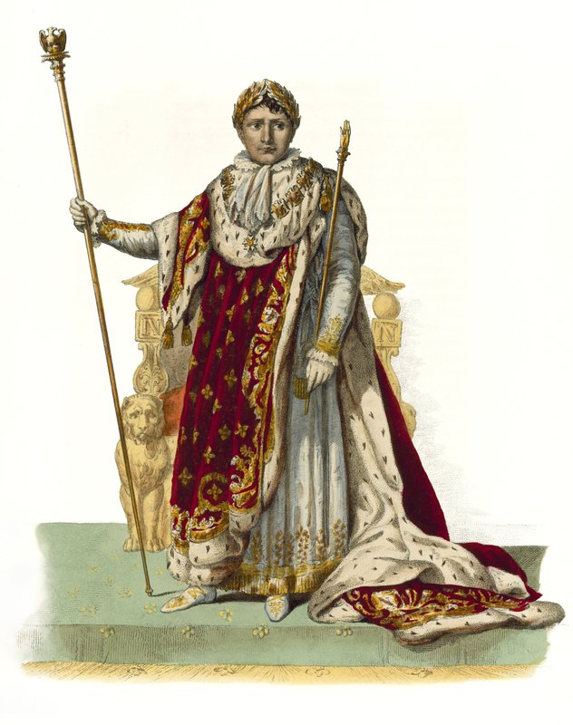 Napoleon Bonaparte af French School