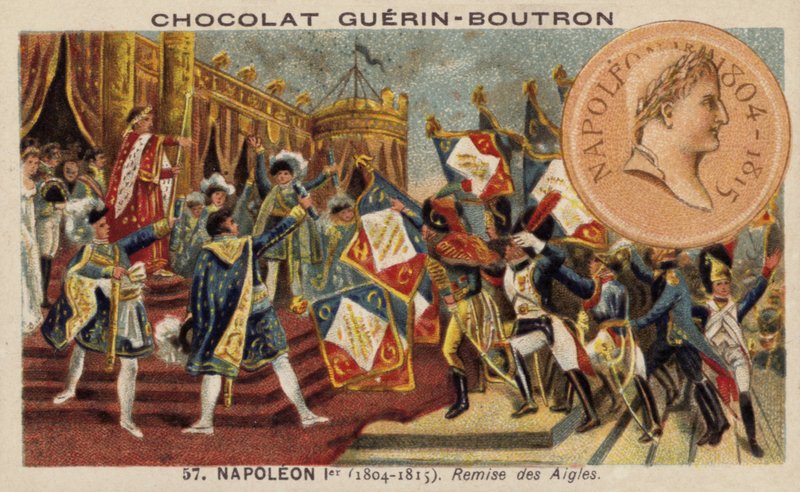 Napoleon og fordelingen af ørnestandarderne af French School