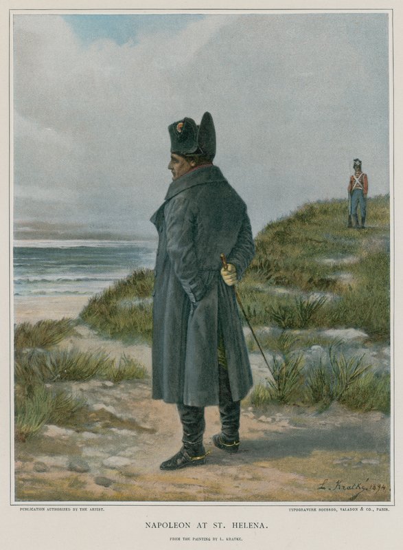 Napoleon i St. Helena af French School