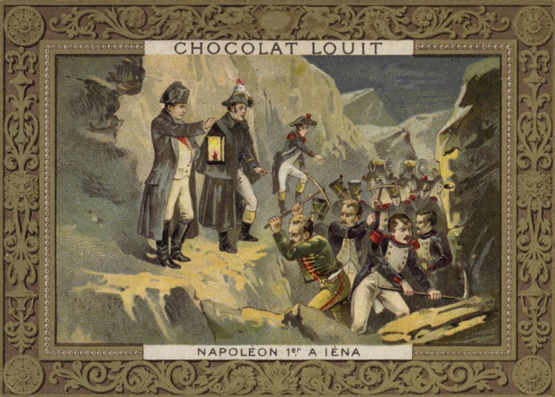 Napoleon i slaget ved Jena, 1806 af French School