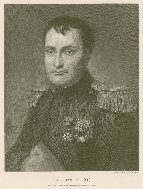 Napoleon i 1813 af French School