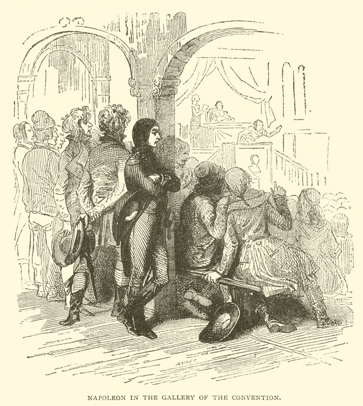 Napoleon i konventets galleri (gravering) af French School