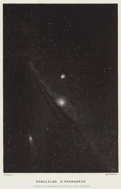Andromeda-tågen (litho) af French School