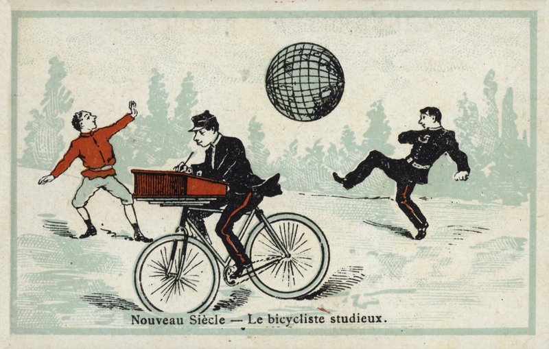 Nyt århundrede - den flittige cyklist af French School