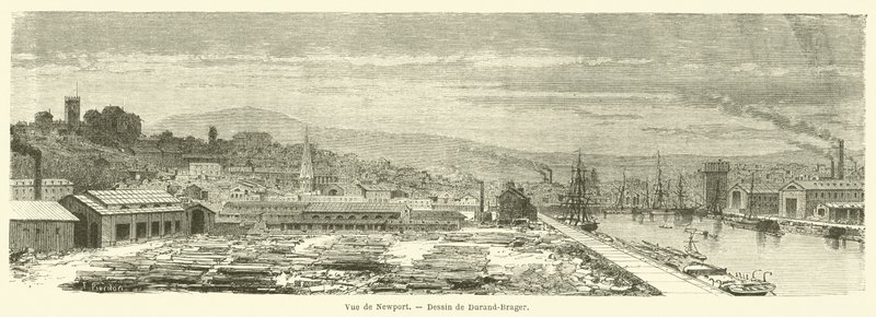 Newport (gravering) af French School