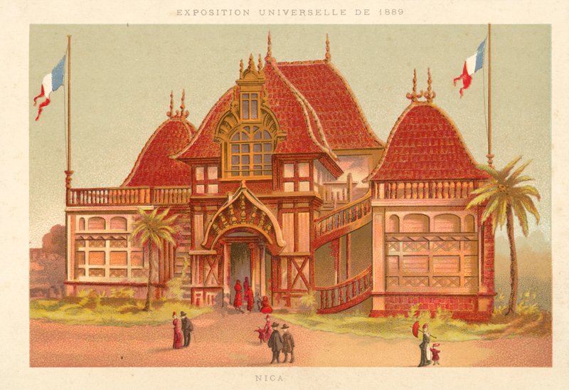 Nica, Verdensudstilling 1889, Paris af French School