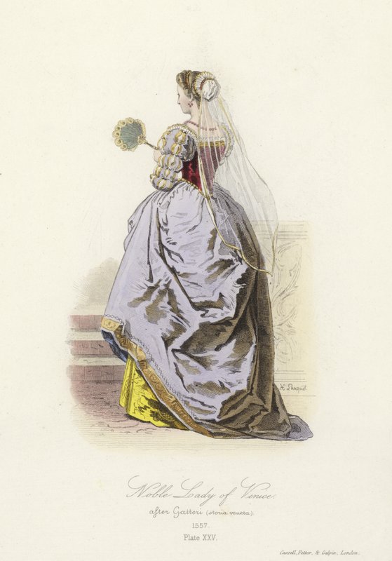Ædel dame af Venedig af French School
