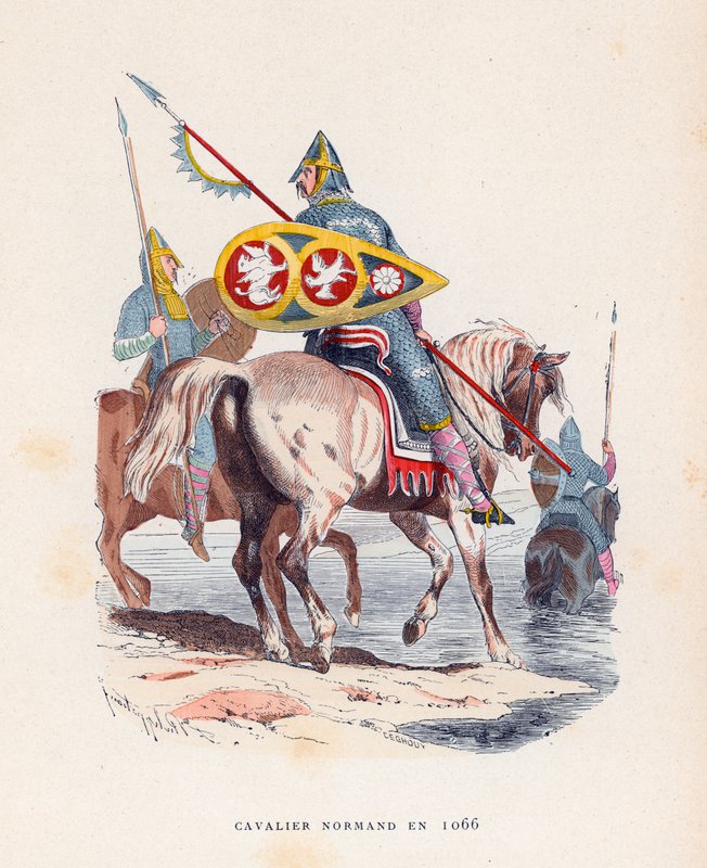 Norman ridder i 1066 af French School