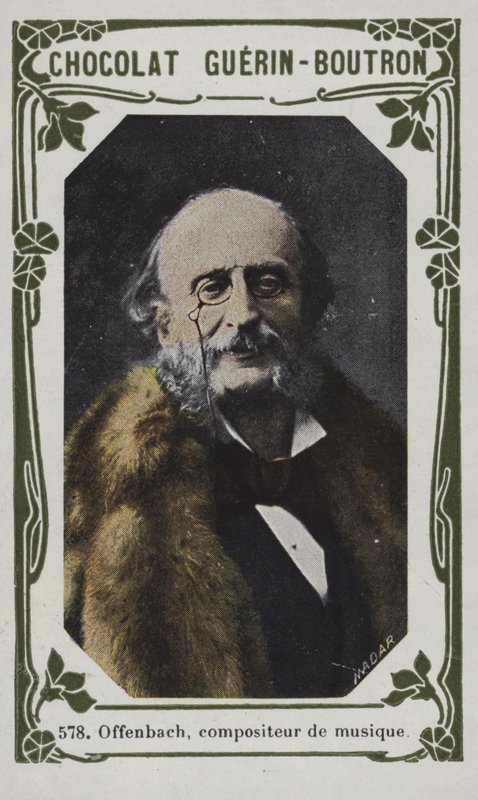 Offenbach, musikkomponist (farvet foto) af French School