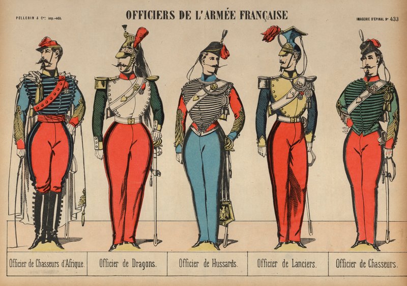 Officers of the French Armydani af French School