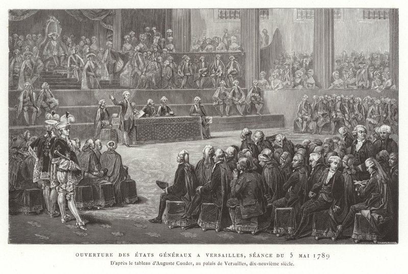 Åbning af generalstænderne, Versailles, 5. maj 1789 af French School