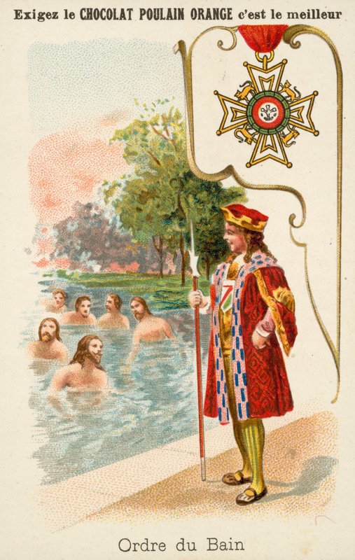 Badets orden (chromolitho) af French School