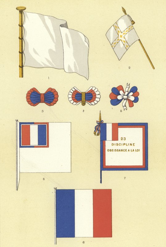 Oprindelsen af den franske tricolor af French School