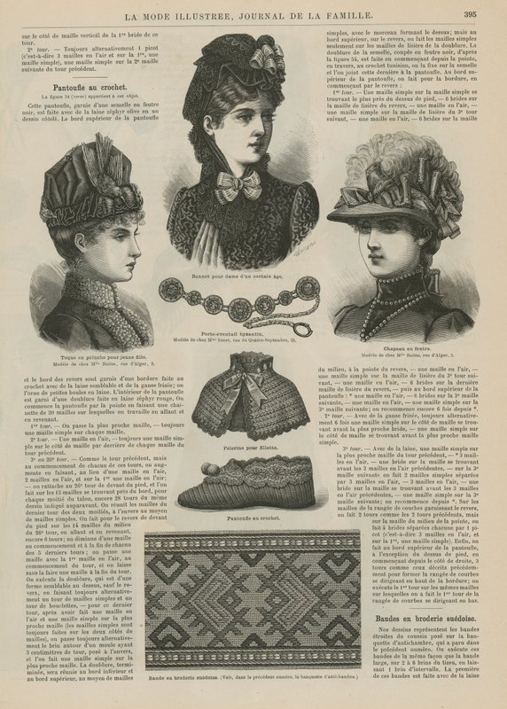 Side fra La Mode Illustree af French School