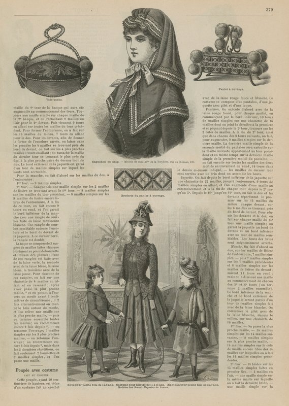 Side fra La Mode Illustree, 1885 af French School