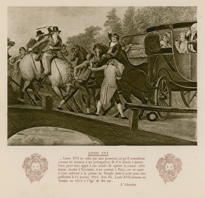 Side fra Panhard & Levassors katalog (farve litho) af French School