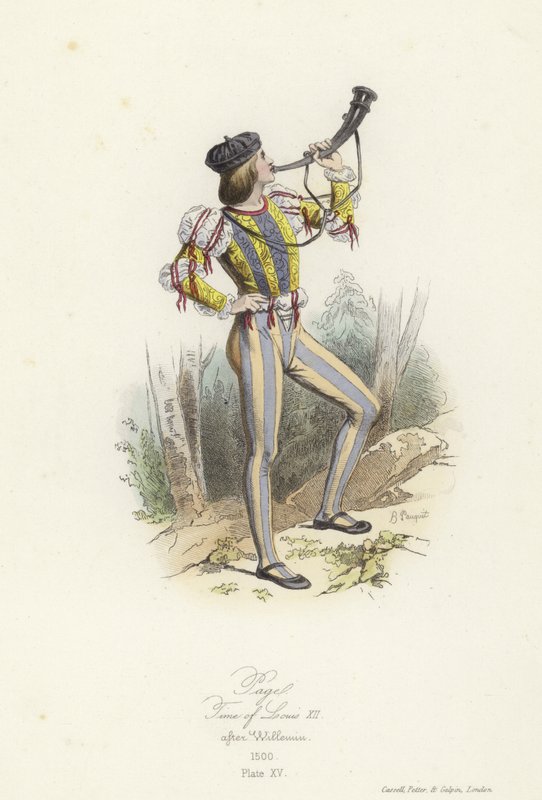 Page, regeringstid af Ludvig XII af Frankrig af French School