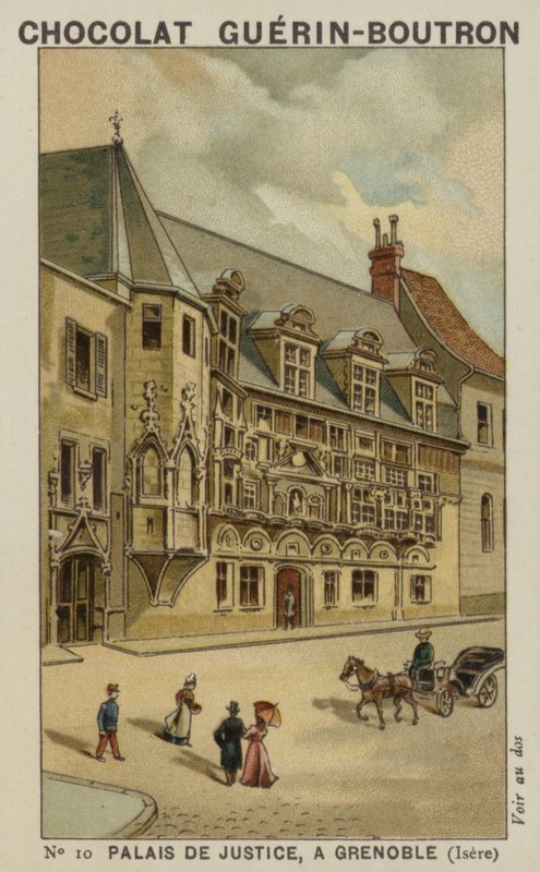 Retsbygning, i Grenoble, Isère af French School
