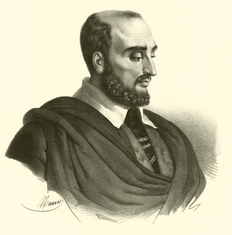 Paolo Caliari, kendt som Paolo Veronese, portræt (gravering) af French School