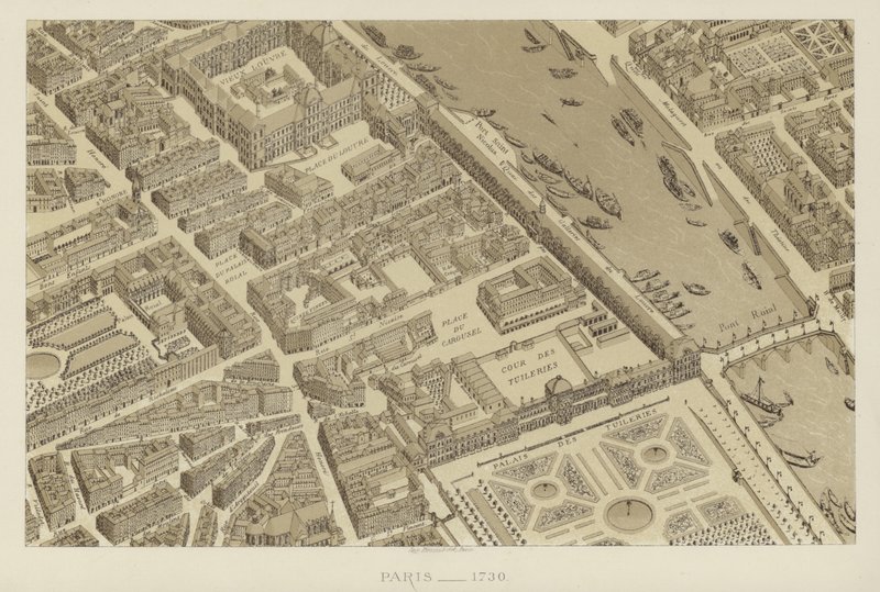Paris, 1730 af French School
