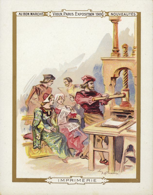 Paris Udstilling 1900, Trykkeren af French School