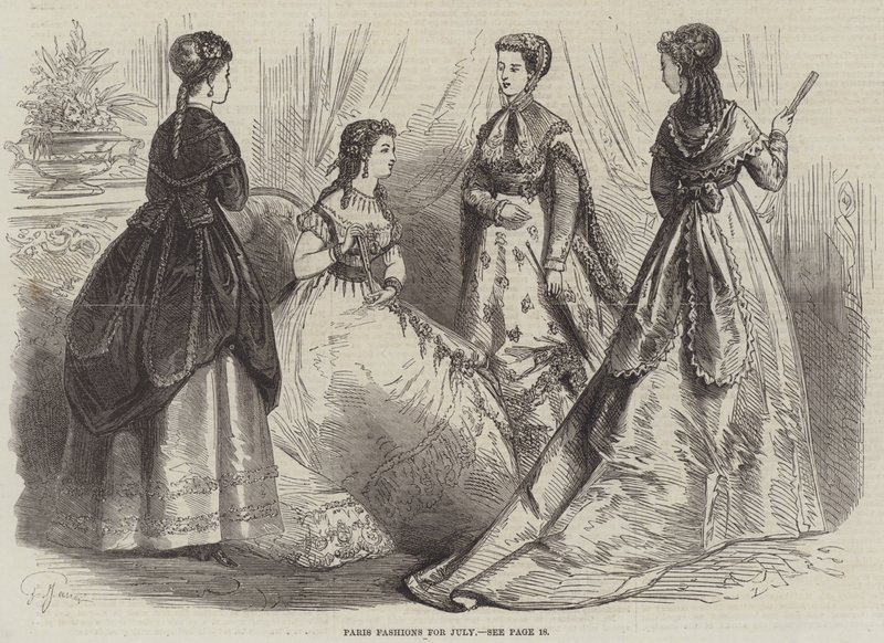 Paris Fashions i juli af French School