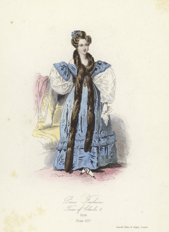 Paris mode, tid for Charles X af Frankrig af French School