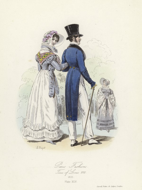 Paris mode, tid af Ludvig XVIII af French School