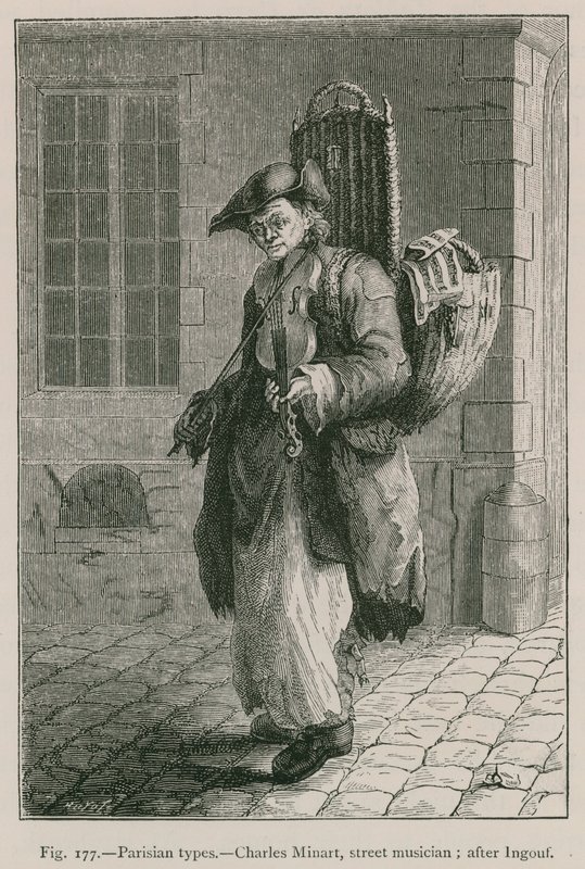 Parisertyper, Charles Minart, Gademusiker; efter Ingouf af French School