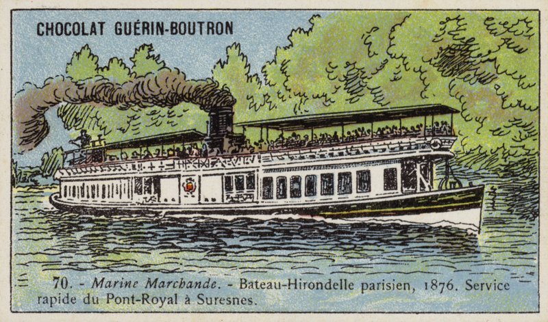 Parisisk Bateau-Hirondelle af French School