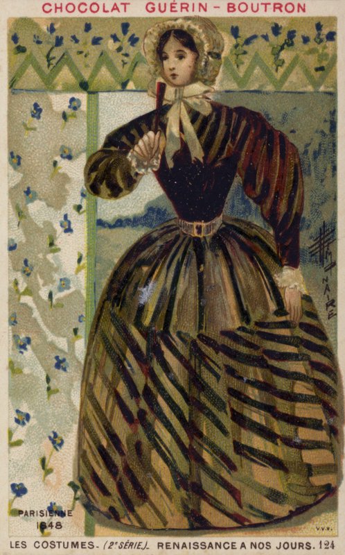 Parisisk mode, 1848 af French School