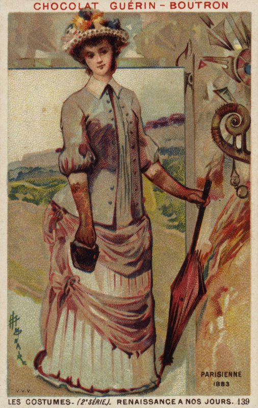 Parisisk mode, 1883 af French School