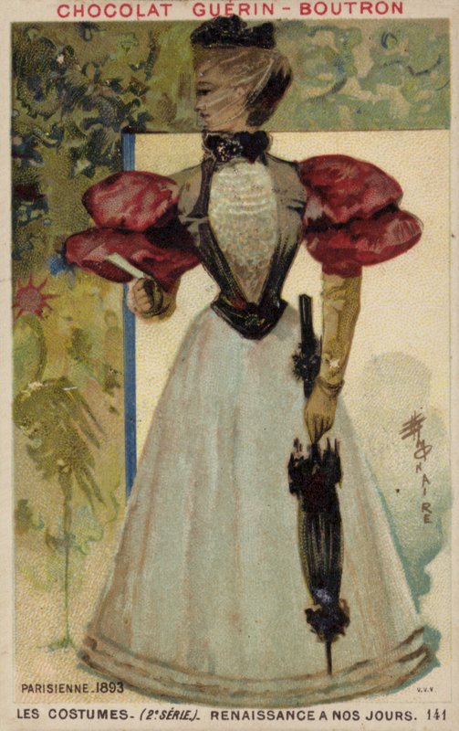 Parisisk mode, 1893 af French School