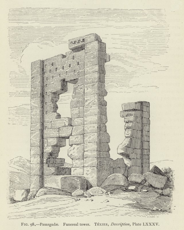 Pasargadae, begravelsestårn af French School