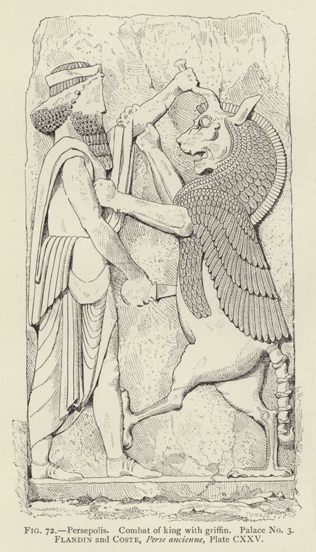 Persepolis, Kongens kamp med griffin, palads nr. 3 af French School
