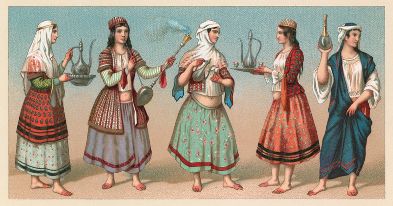 Persisk kostume af French School