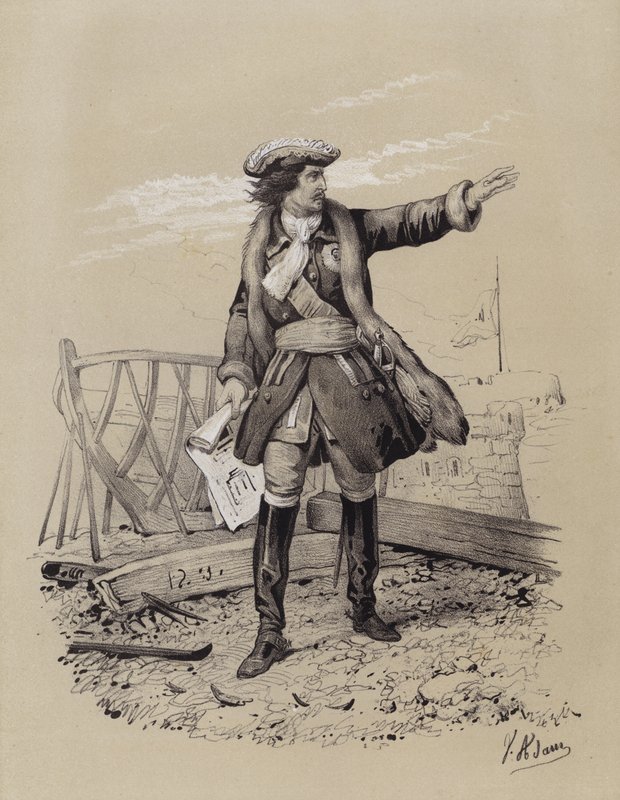 Peter den Store, Ruslands zar af French School