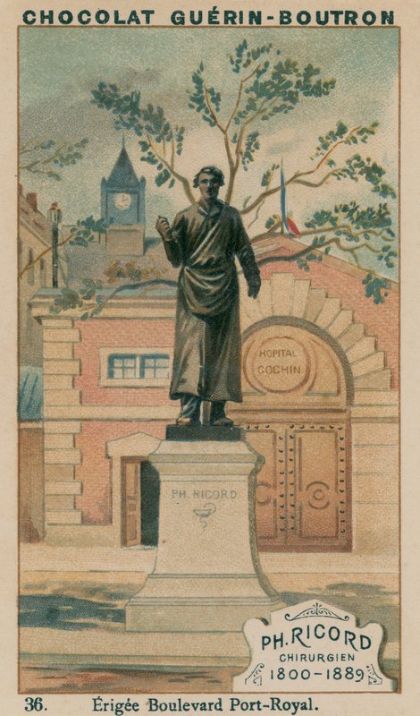 Ph Ricord, kirurg, 1800-1889, Erigee Boulevard Port-Royal af French School