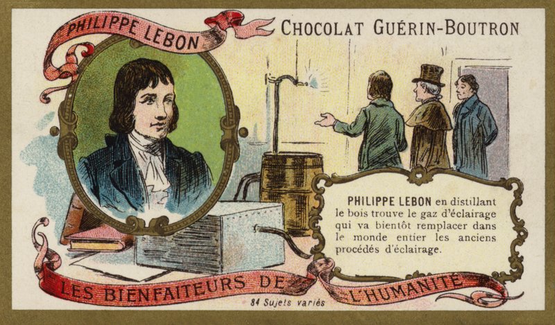 Philippe Lebon, fransk ingeniør og kemiker (chromolitho) af French School