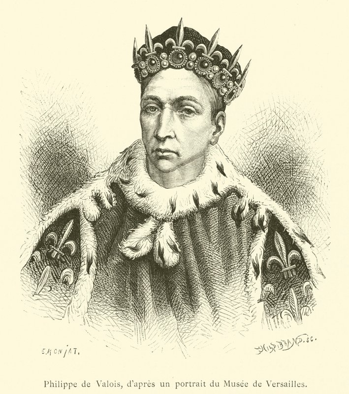 Filip af Valois (gravering) af French School